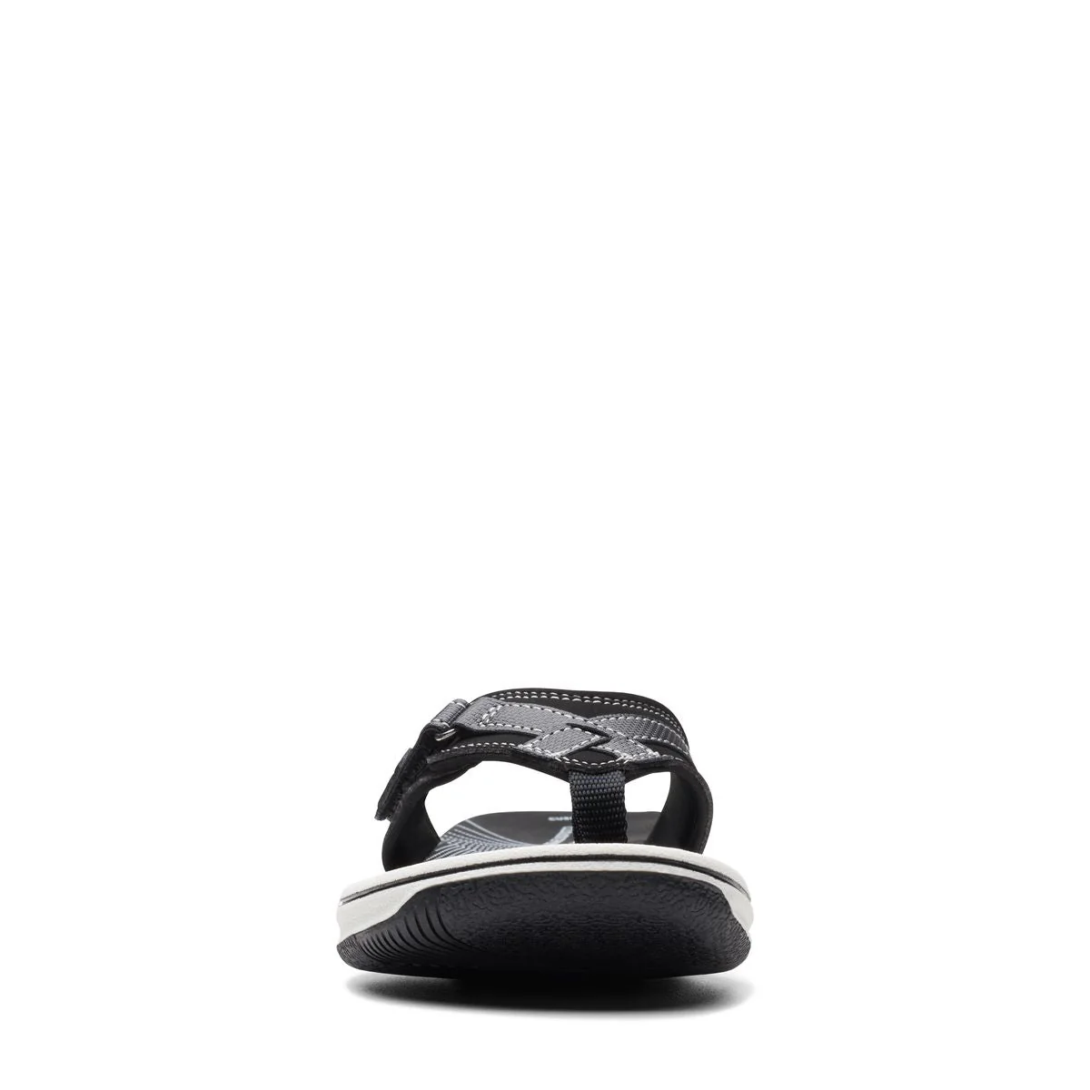 Clarks Breeze Sea Women's Thong Sandals in Black - Image 2