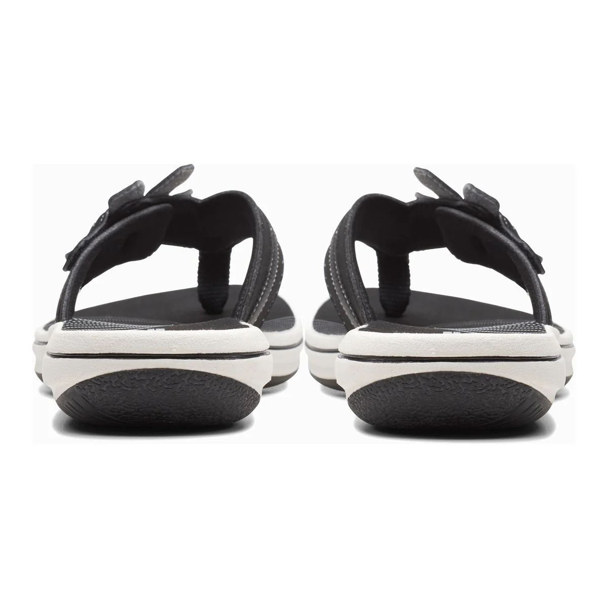 Brinkley Flora Women's Thong Sandals in Black - Image 4
