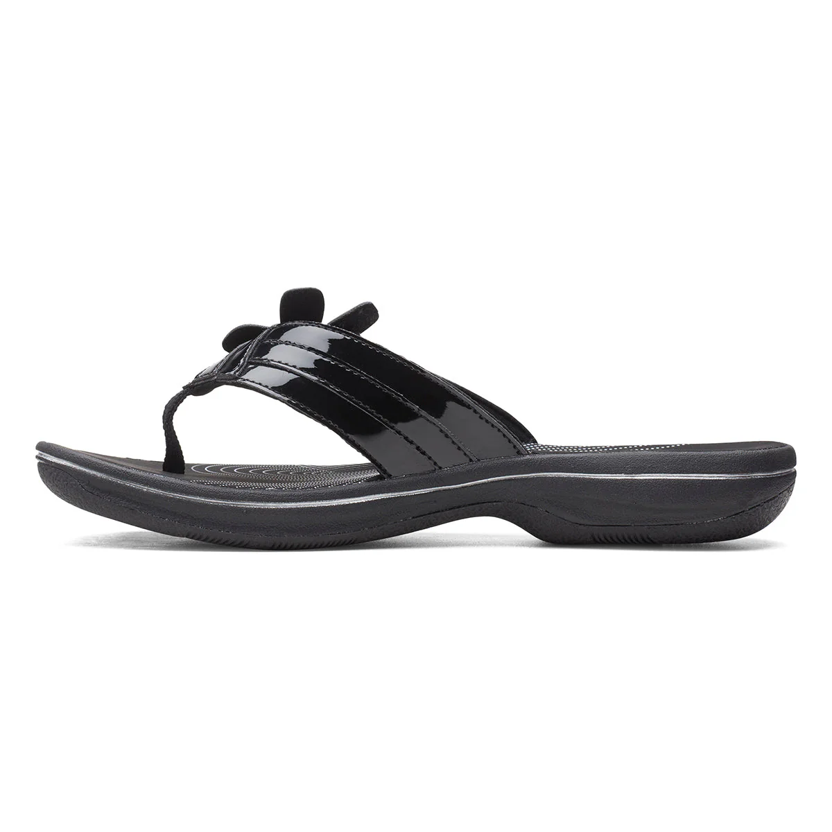 Brinkley Flora Women's Thong Sandals in Patent - Image 4