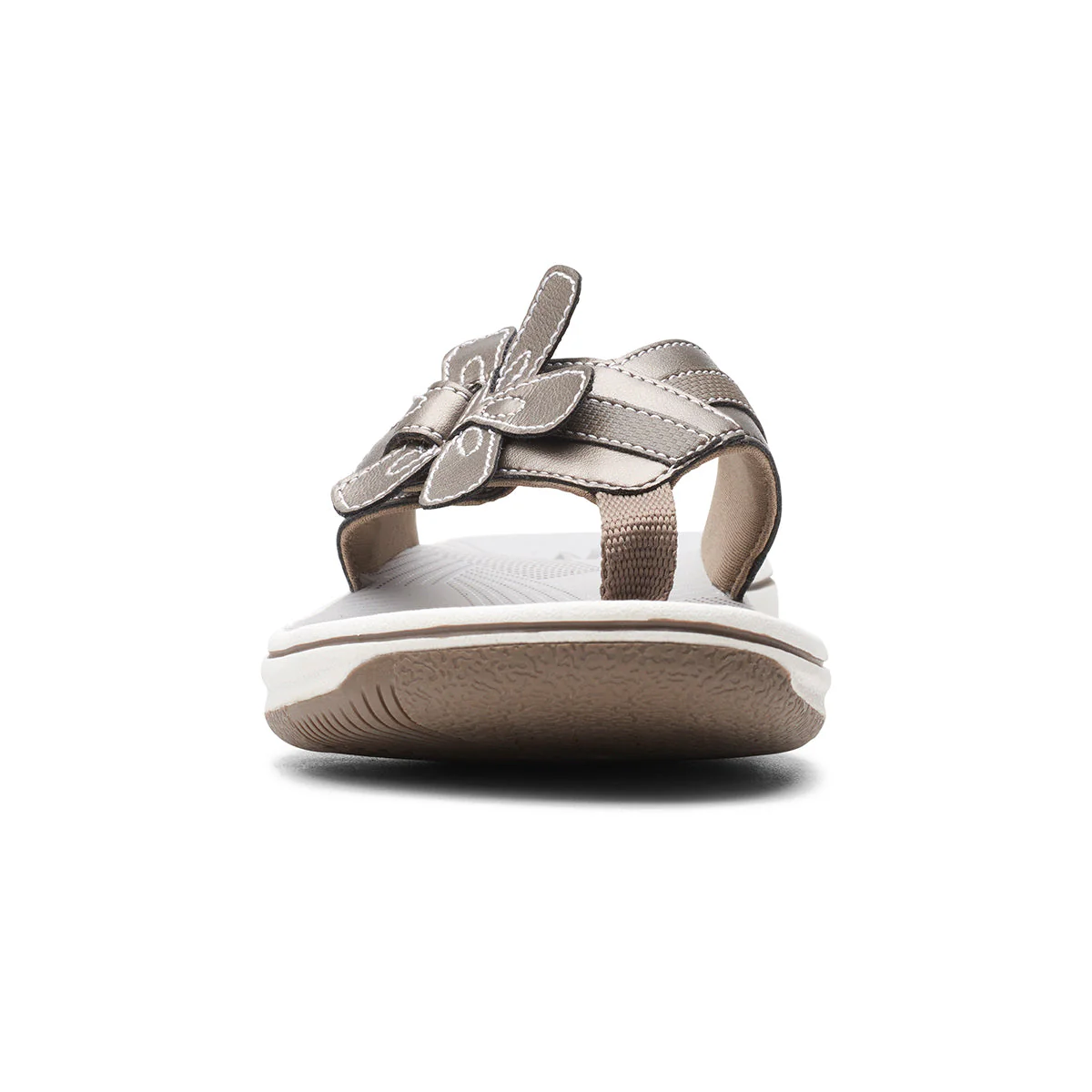 Brinkley Flora Women's Thong Sandals in Pewter - Image 2