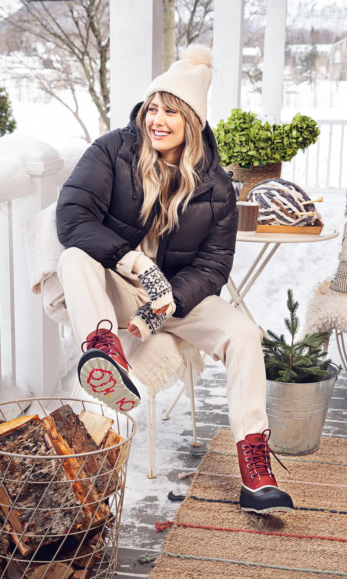 Olang Calgary Winter Boots with Foldable Cleats - Image 4
