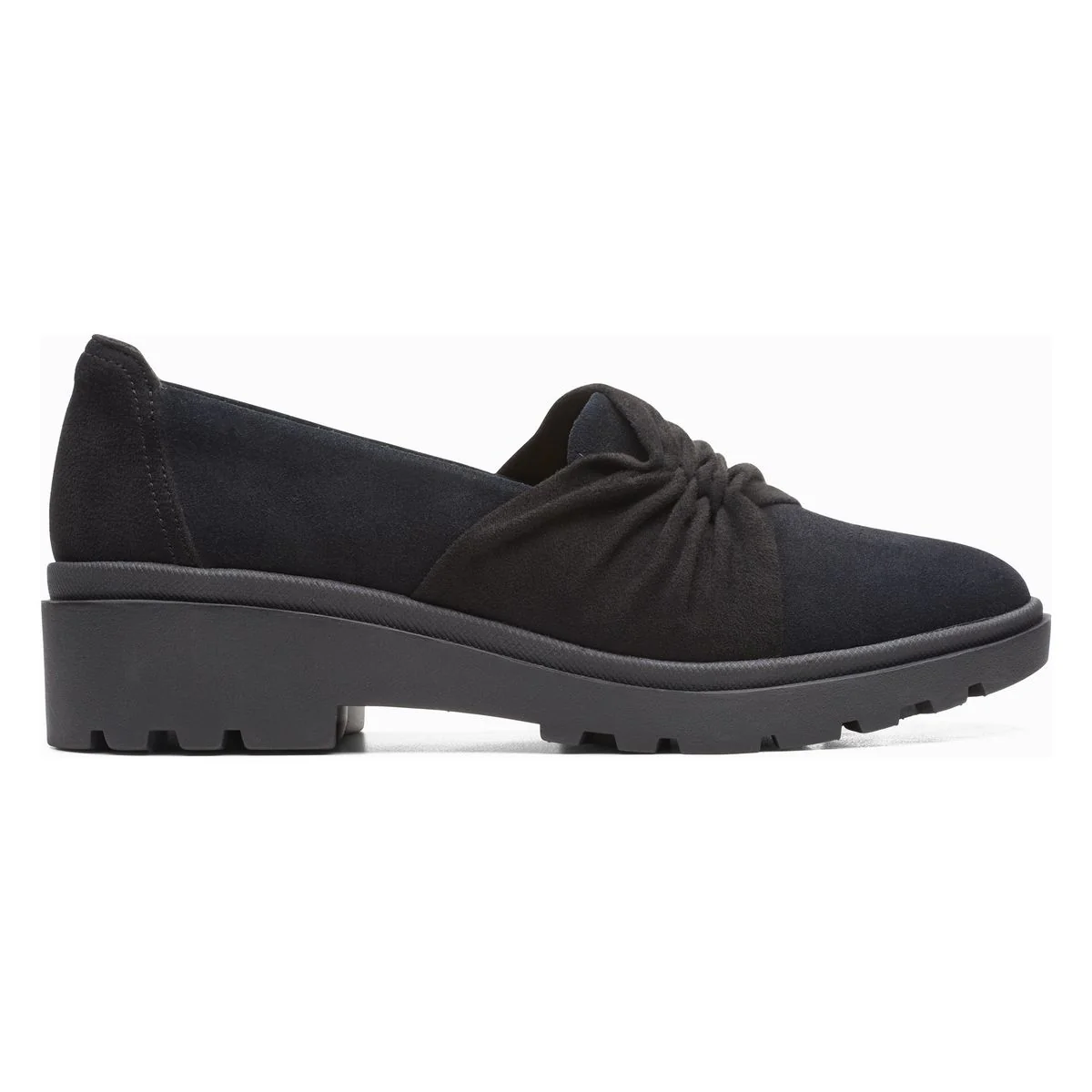 Clarks Calla Style Slip On Women's Loafer in Black - Image 2