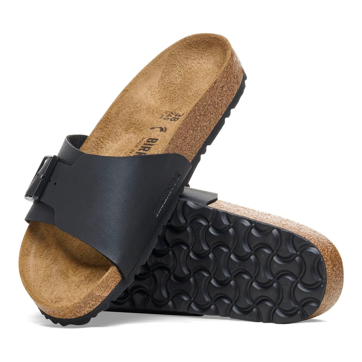Birkenstock Catalina Birko-Flor Sandal - Black - Image 2