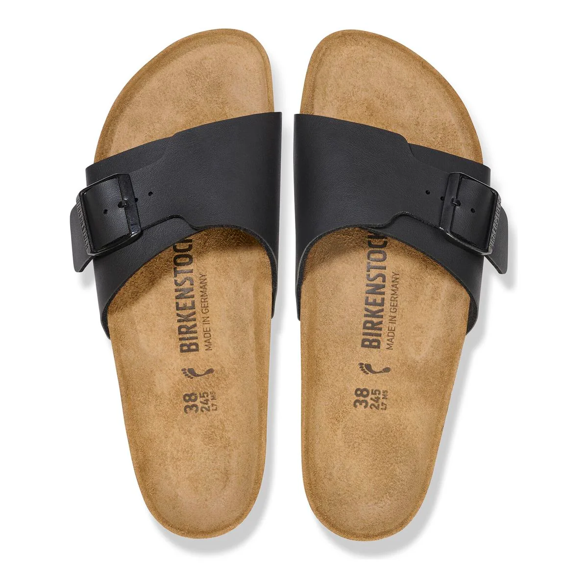 Birkenstock Catalina Birko-Flor Sandal - Black - Image 3