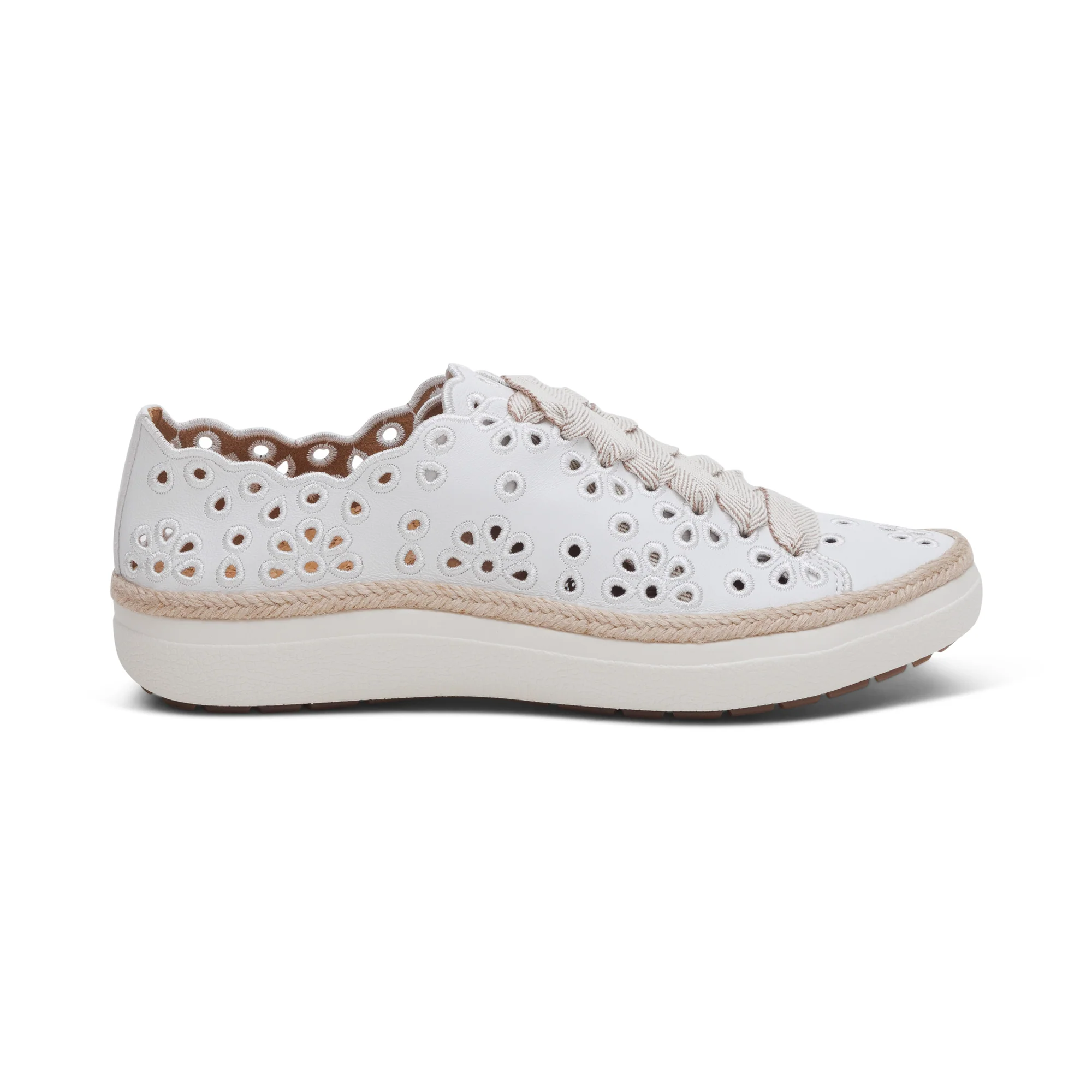 Aetrex Charlotte Women's Sneaker in White - Image 2
