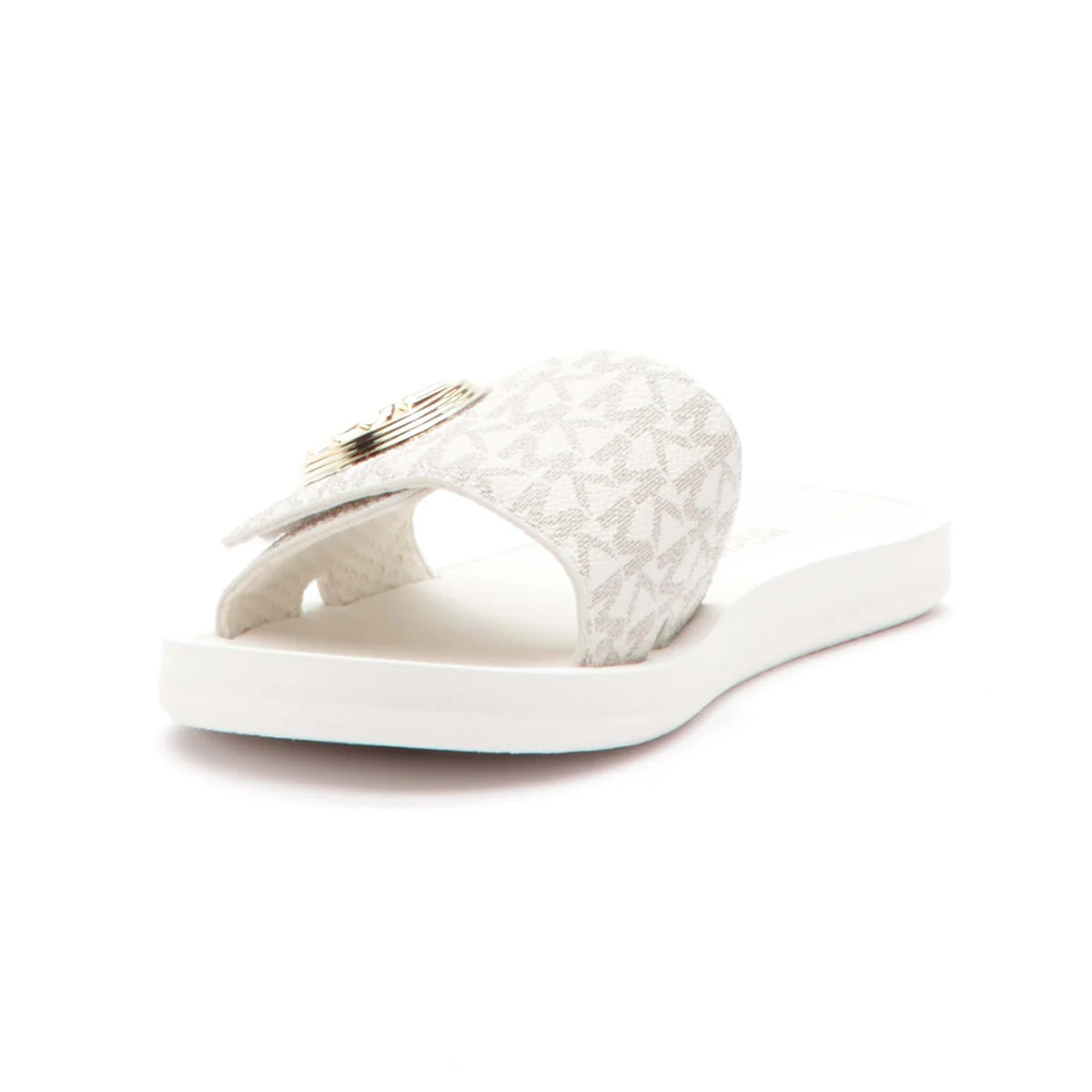 Michael Kors Charm Slide Sandal with iconic MK pattern - Image 2