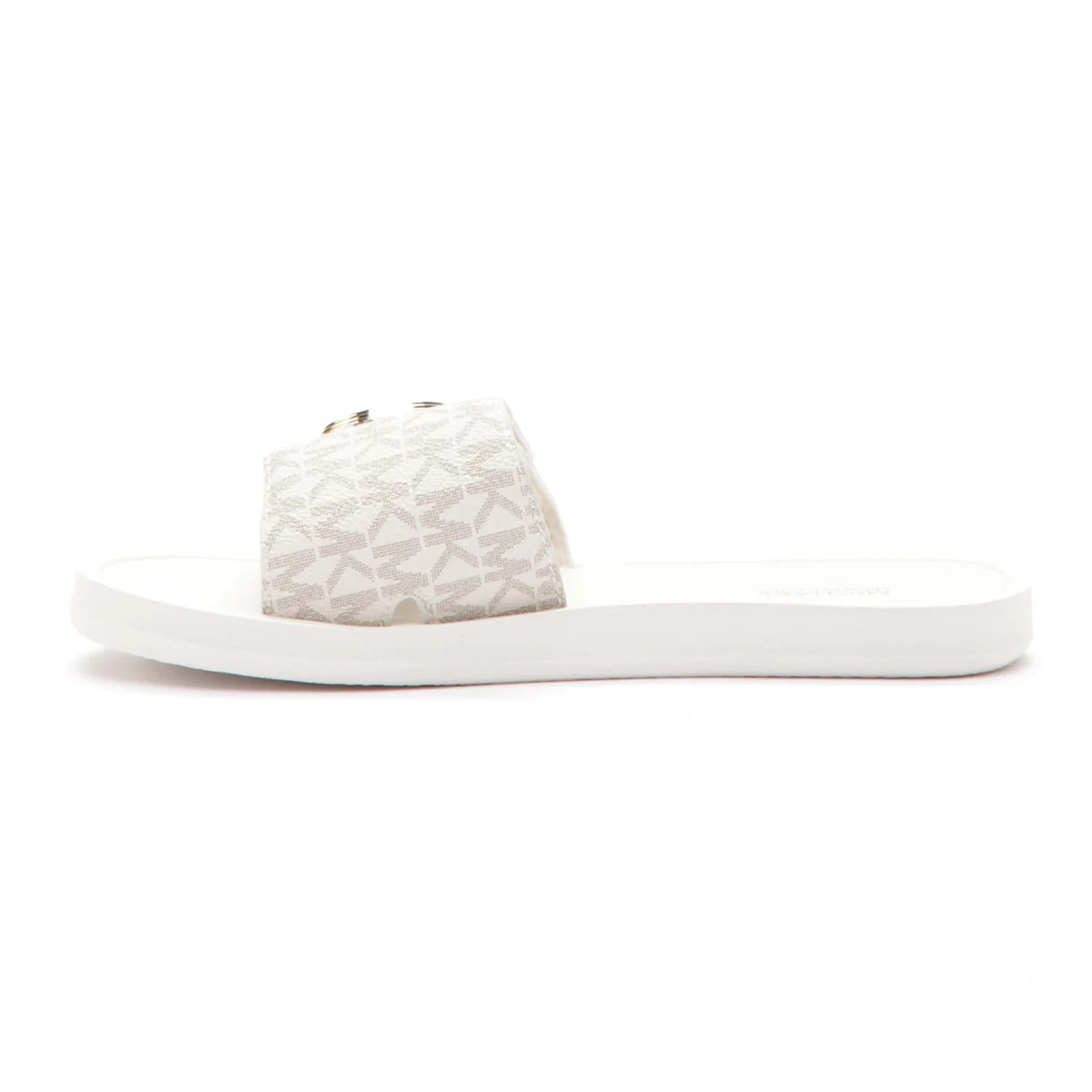 Michael Kors Charm Slide Sandal with iconic MK pattern - Image 3