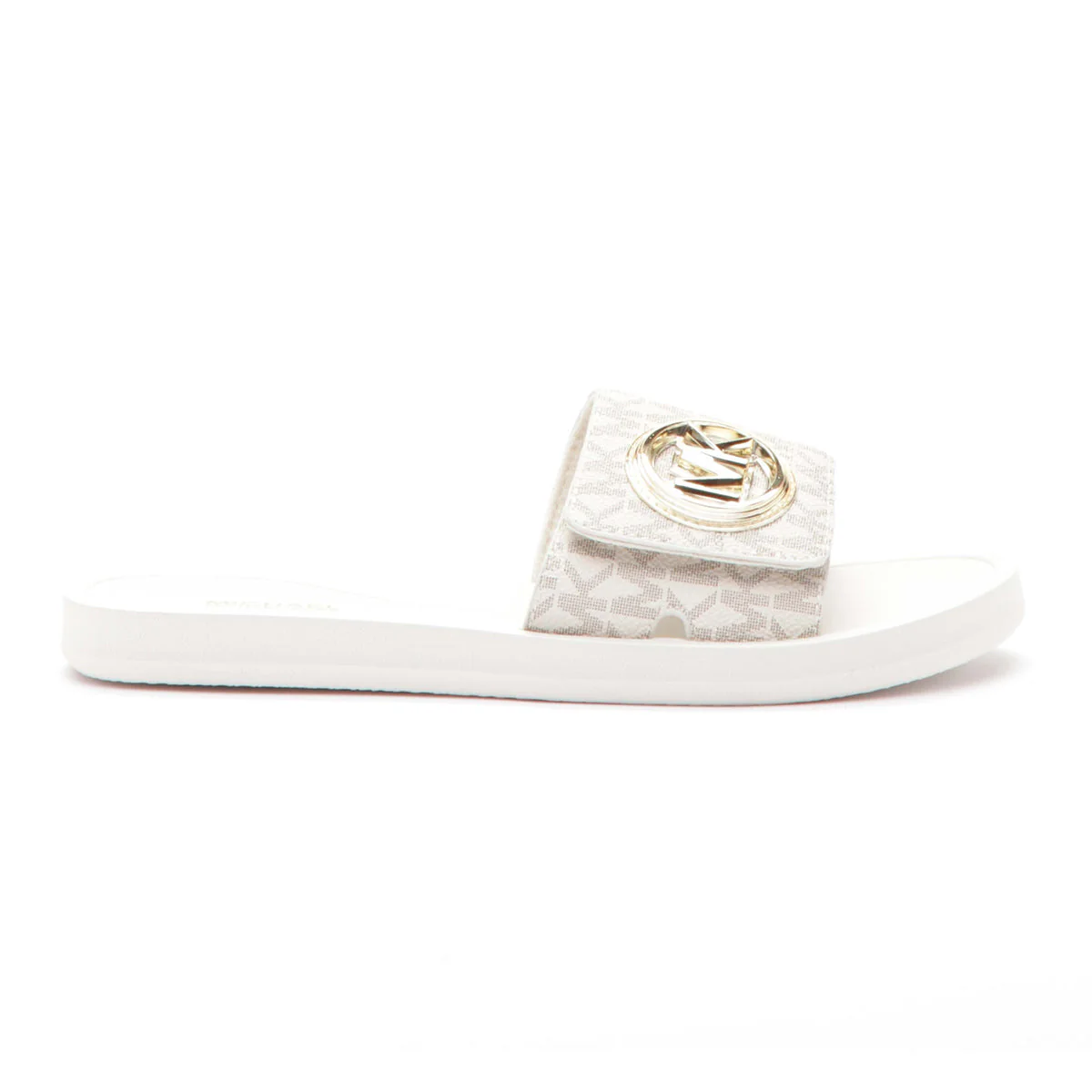 Michael Kors Charm Slide Sandal with iconic MK pattern - Image 5