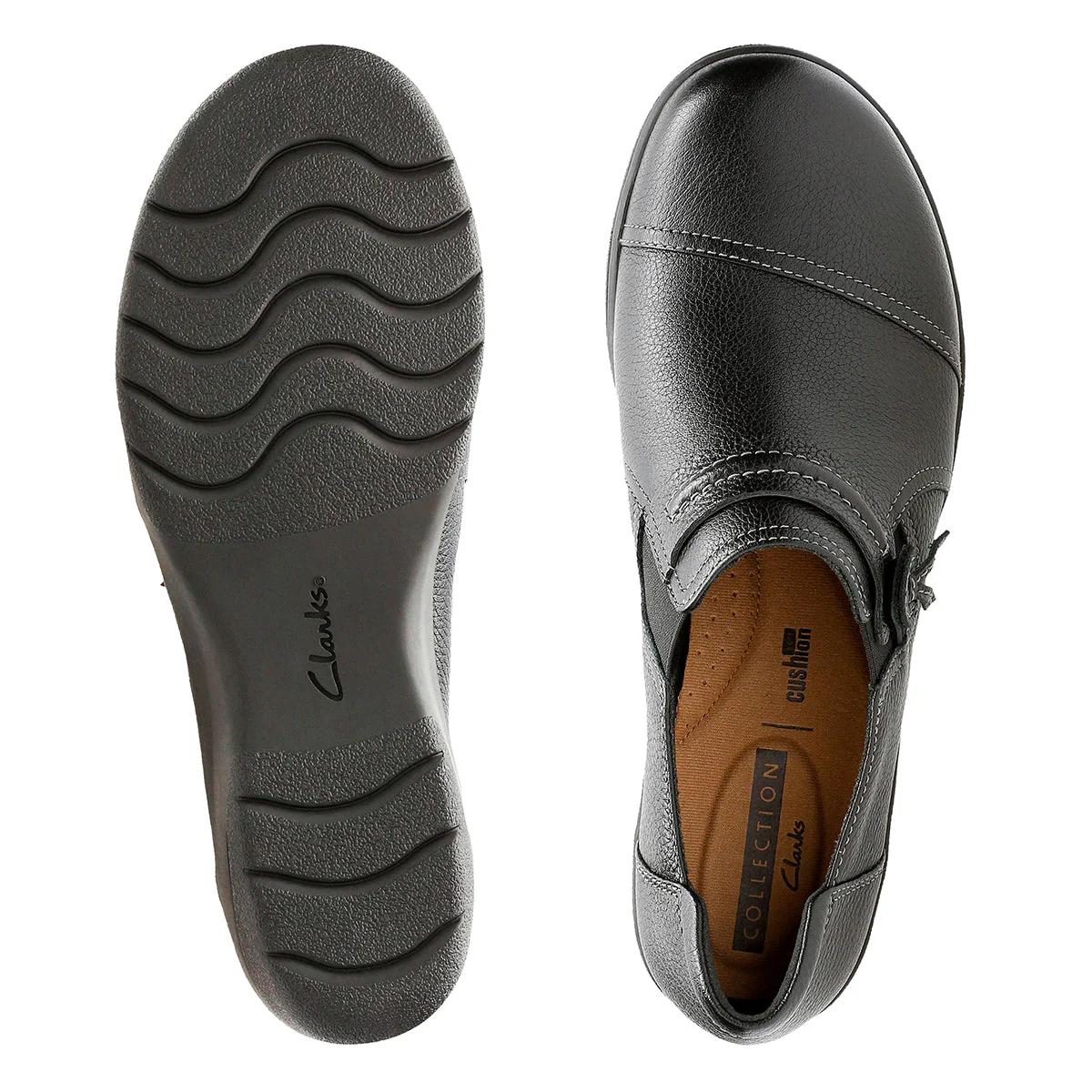 Clarks Cheyn Madi Women's Slip Ons in Black - Image 6