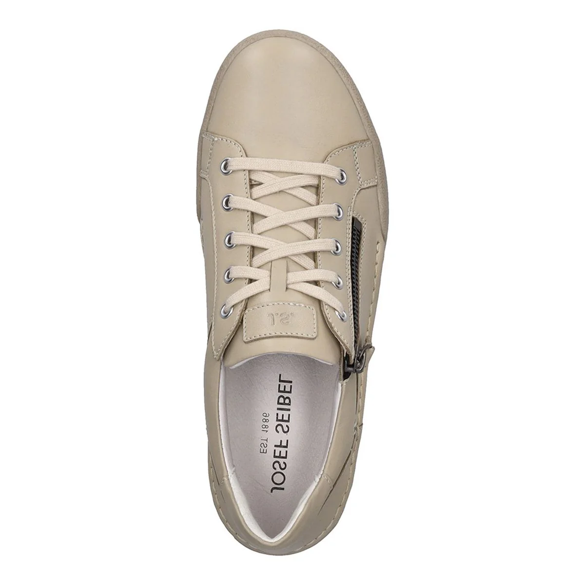 Josef Seibel Claire 03 Women's Side-Zip Sneaker in Sand - Image 6