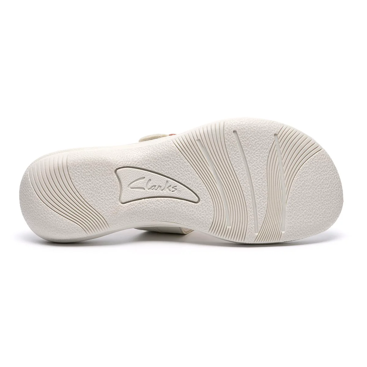 Clarks Breeze Cove Women's Thong Sandals in Off White - Image 6