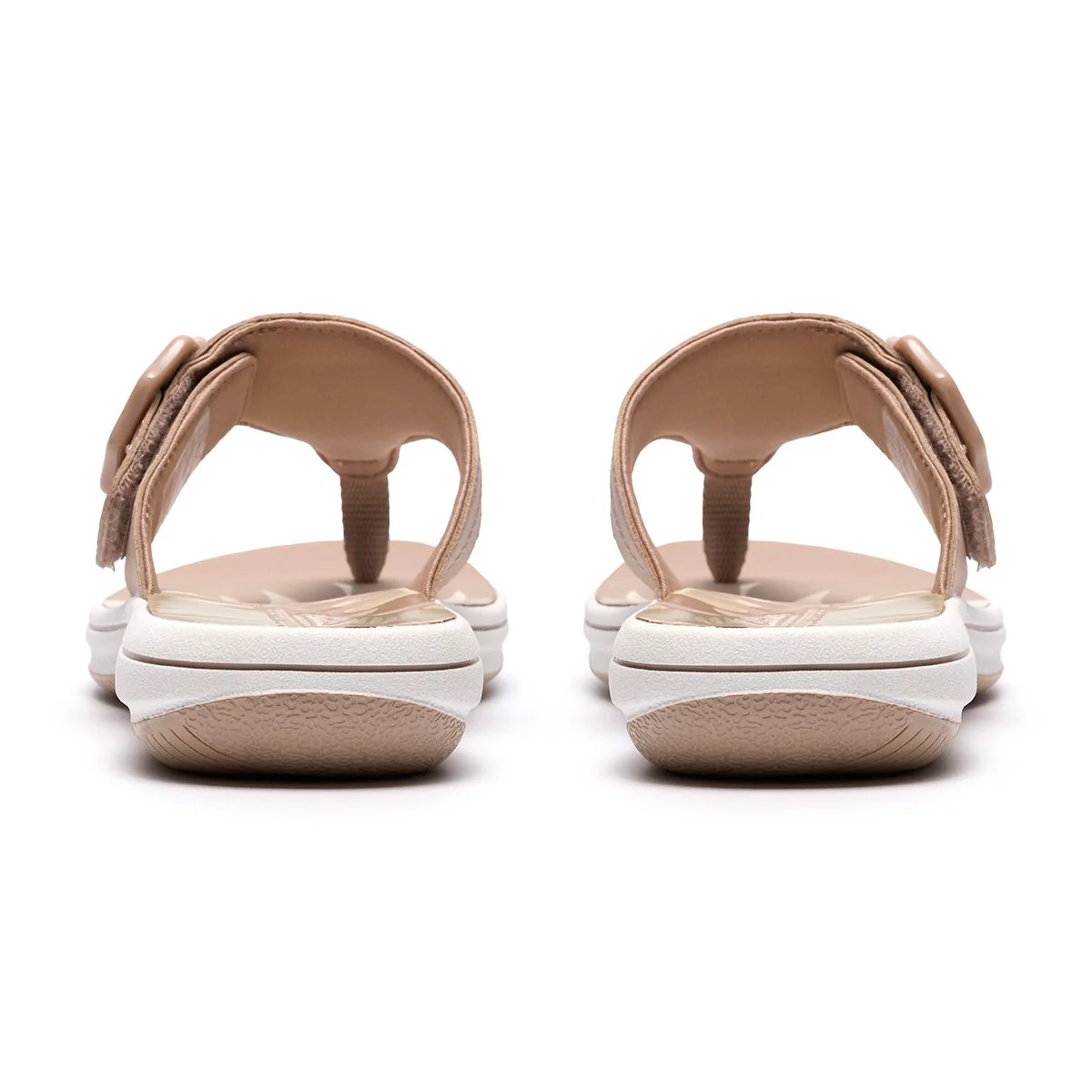 Clarks Breeze Cove Women's Thong Sandals in Sand - Image 2