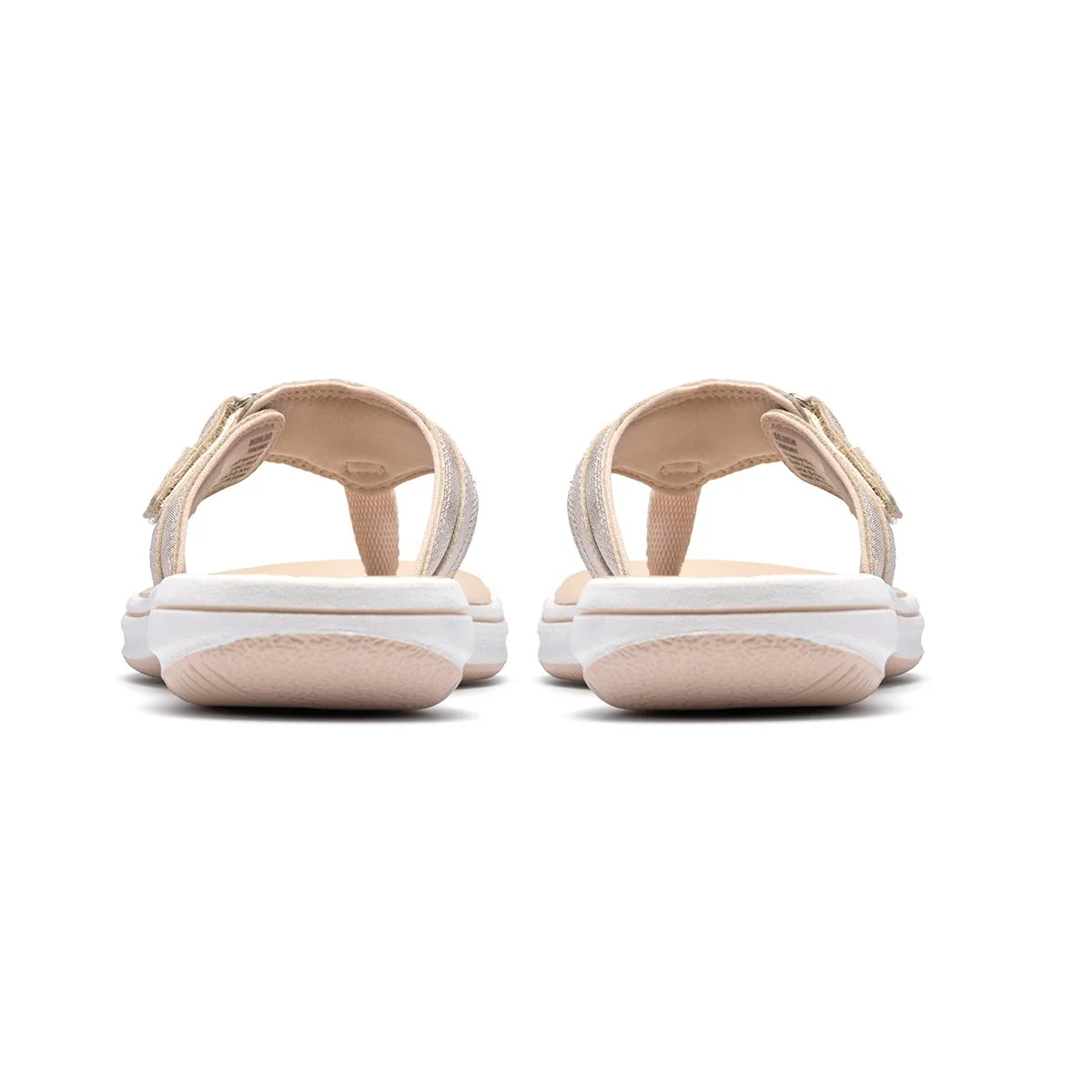 Clarks Breeze Sea Women's Thong Sandals in Soft Gold - Image 2