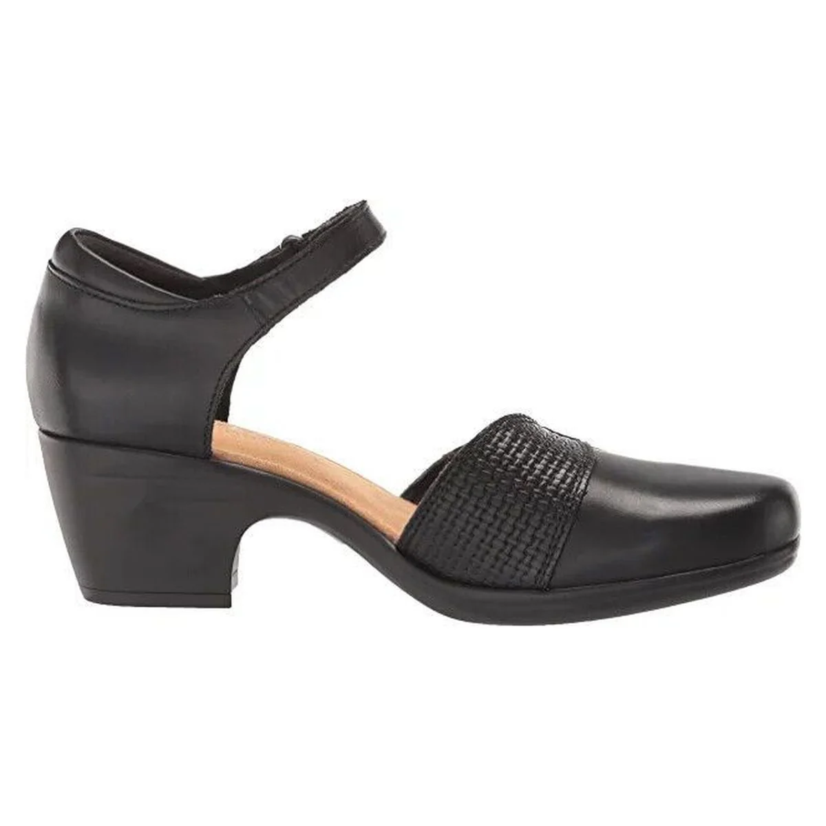 Clarks Emily Rae Leather Pump in Black - Image 2