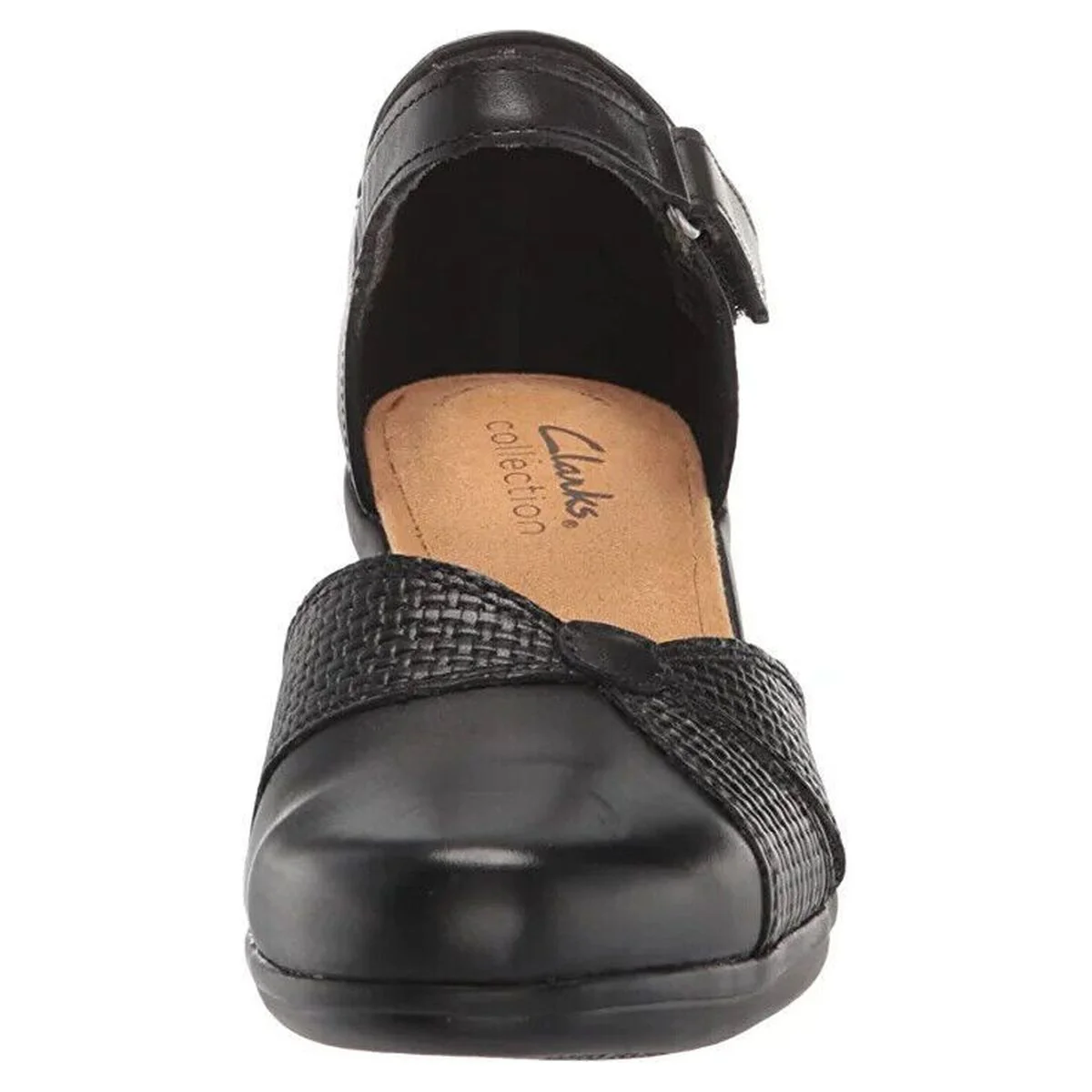 Clarks Emily Rae Leather Pump in Black - Image 3