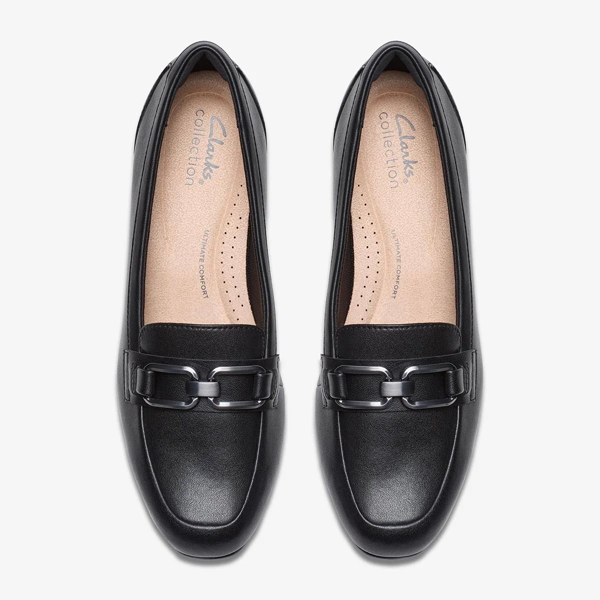 Clarks Juliet Echo Women's Loafers in Black - Image 6