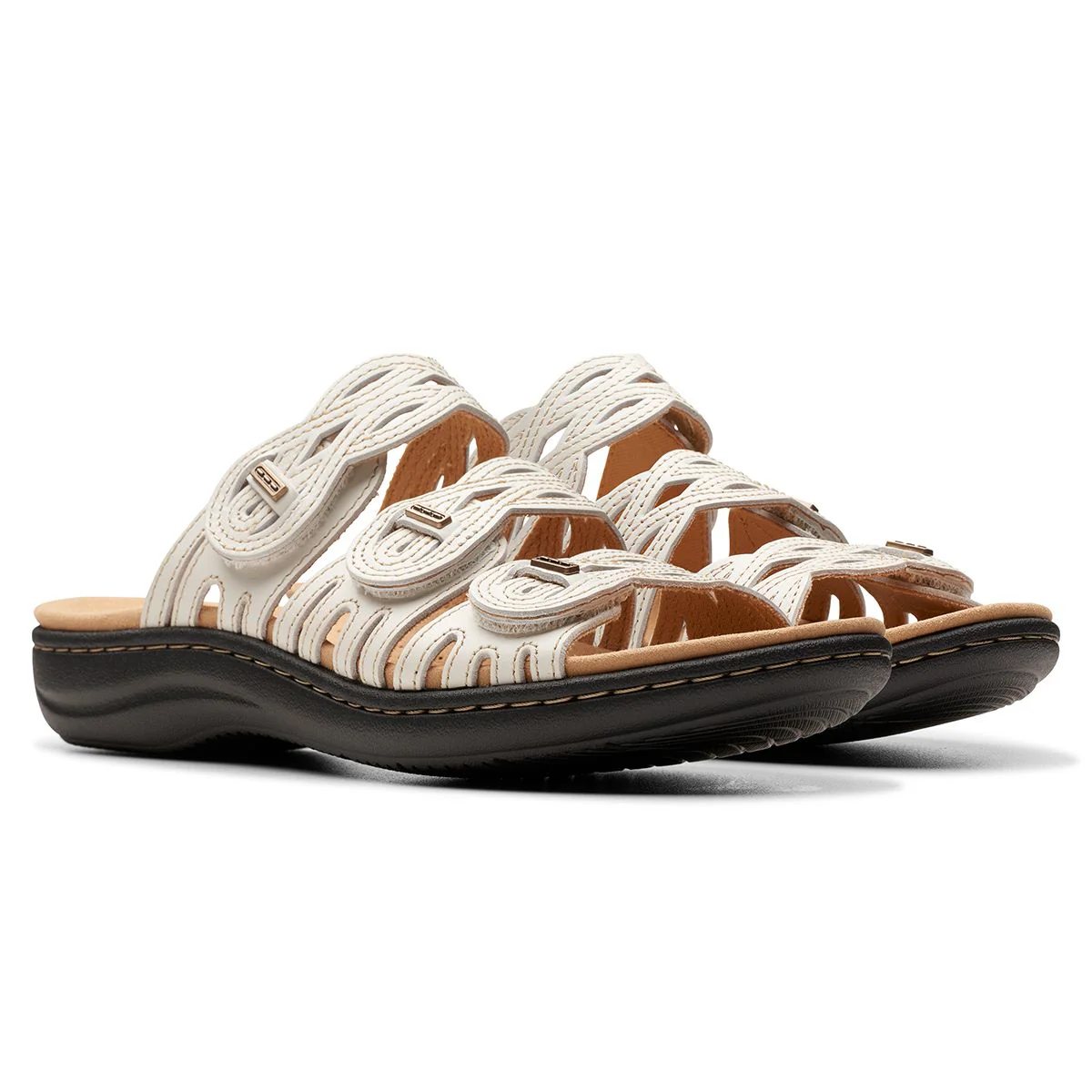 Clarks Laurieann Ruby Women's Flat Sandals in Off White - Image 5