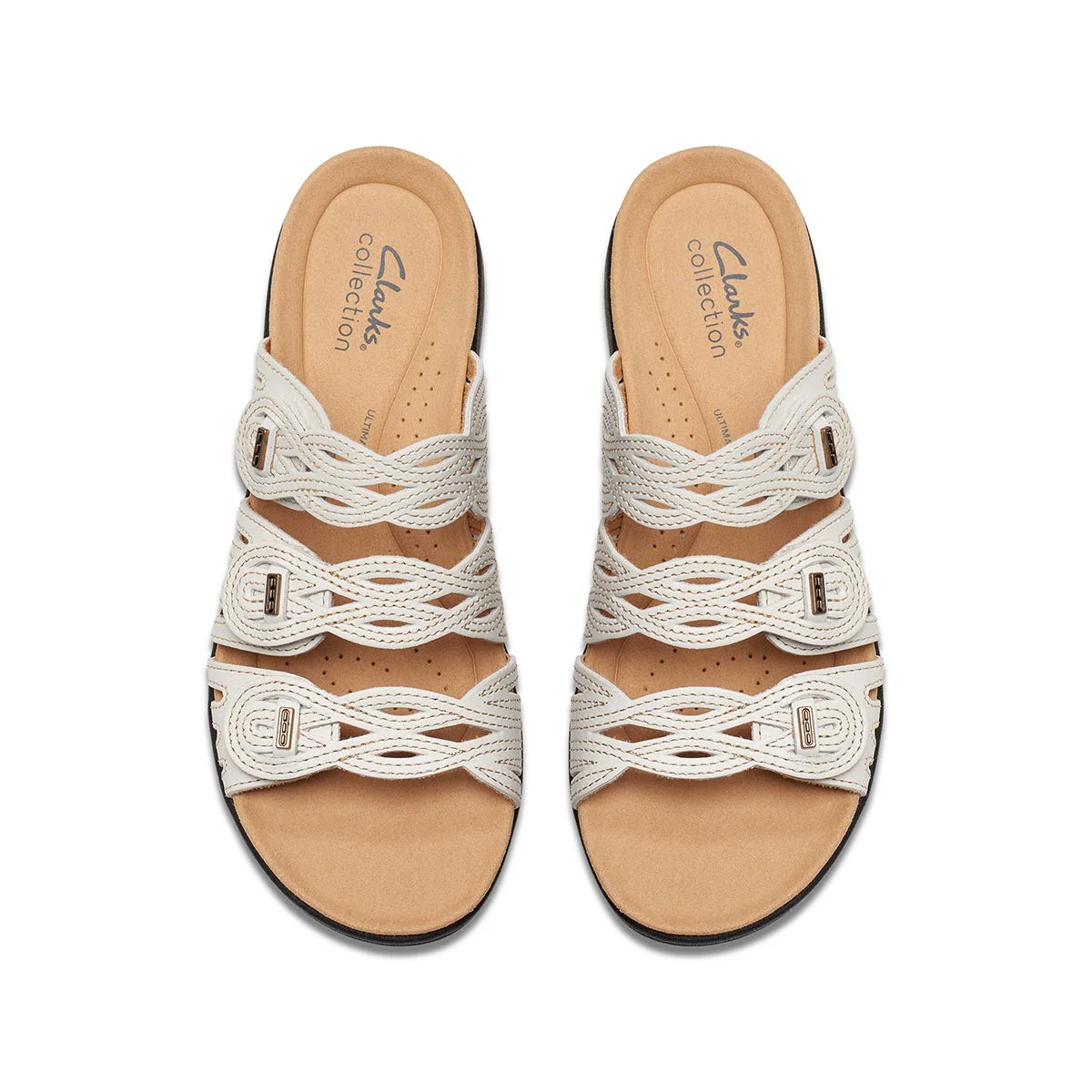 Clarks Laurieann Ruby Women's Flat Sandals in Off White - Image 7