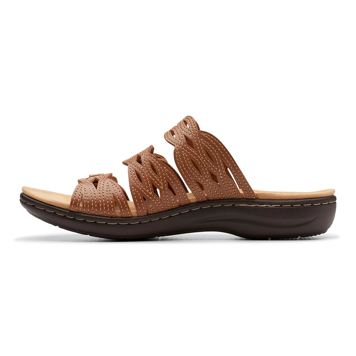 Clarks Laurieann Ruby Women's Flat Sandals in Tan - Image 3