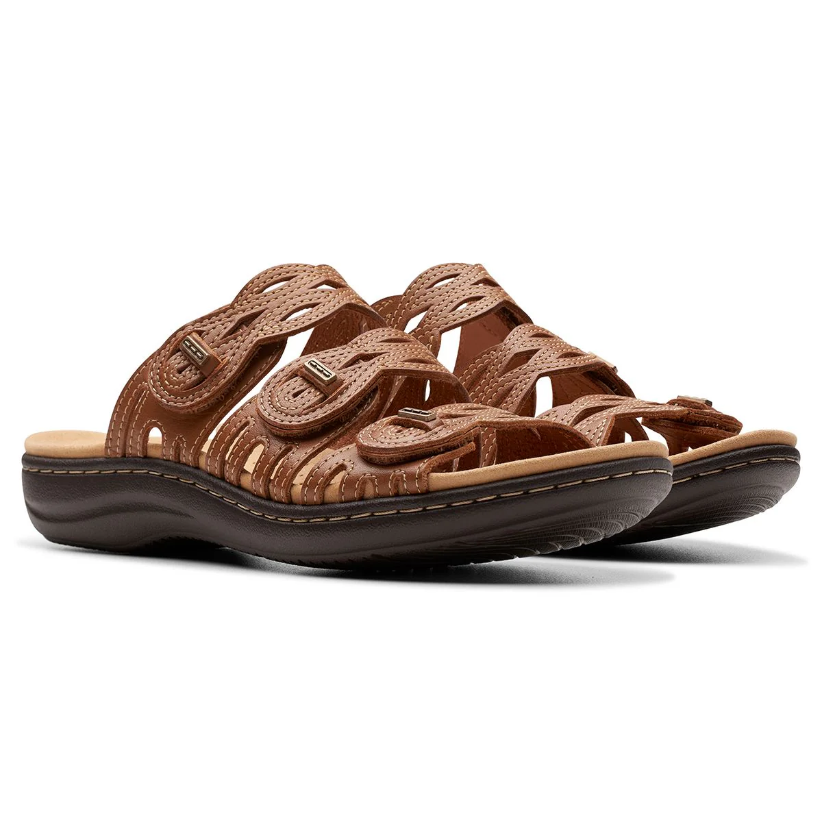 Clarks Laurieann Ruby Women's Flat Sandals in Tan - Image 5