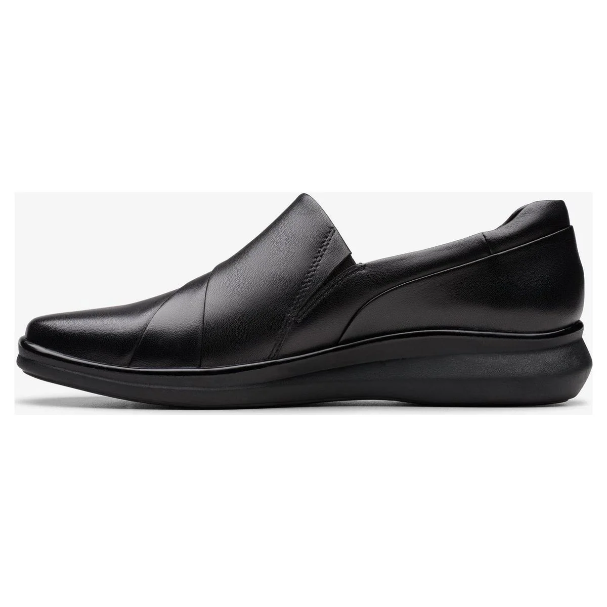 Clarks Lynell Slip Women's Slip Ons in Black - Image 3