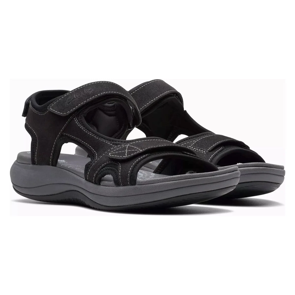 Clarks Mira Bay Women's Strap Sandal in Black