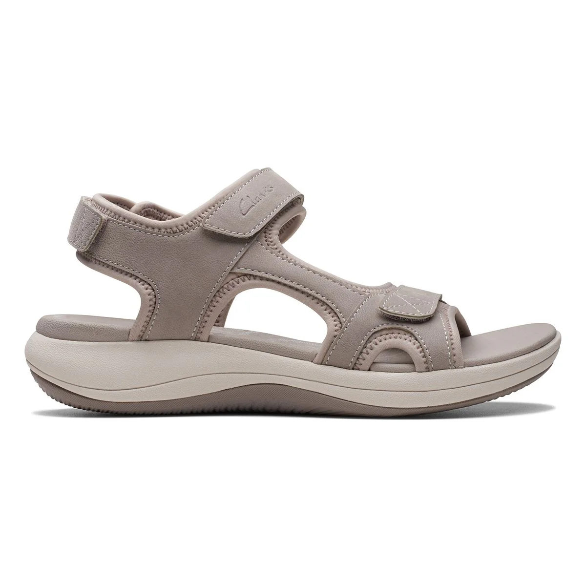 Clarks Mira Bay Women's Sandals in Stone - Image 7