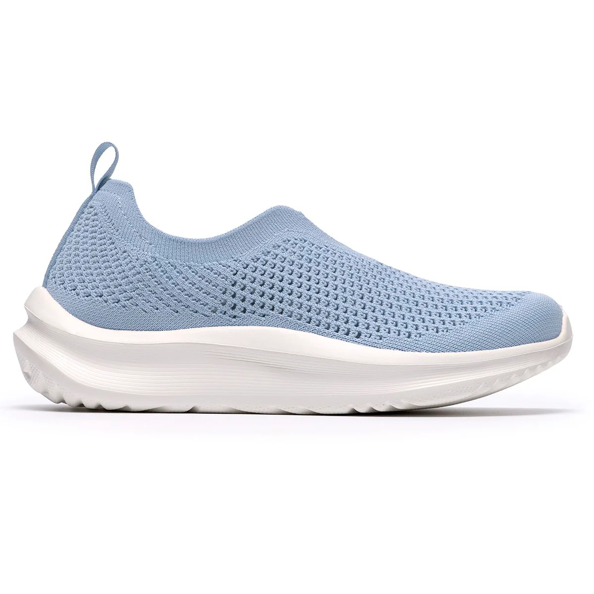 Clarks Solevana Knit Women's Sneaker in Light Blue - Image 4