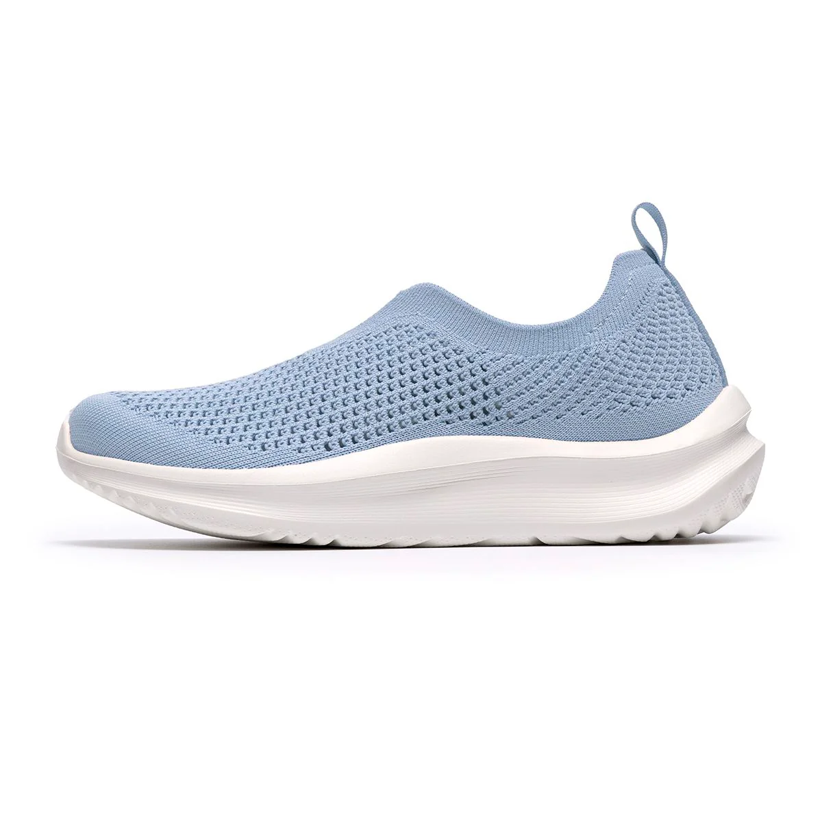 Clarks Solevana Knit Women's Sneaker in Light Blue - Image 5