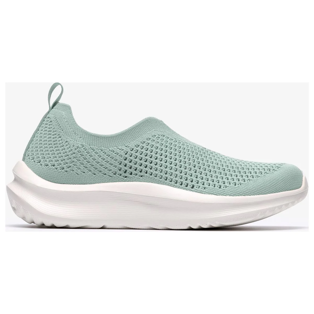 Clarks Solevana Knit Women's Sneaker in Sage - Image 2