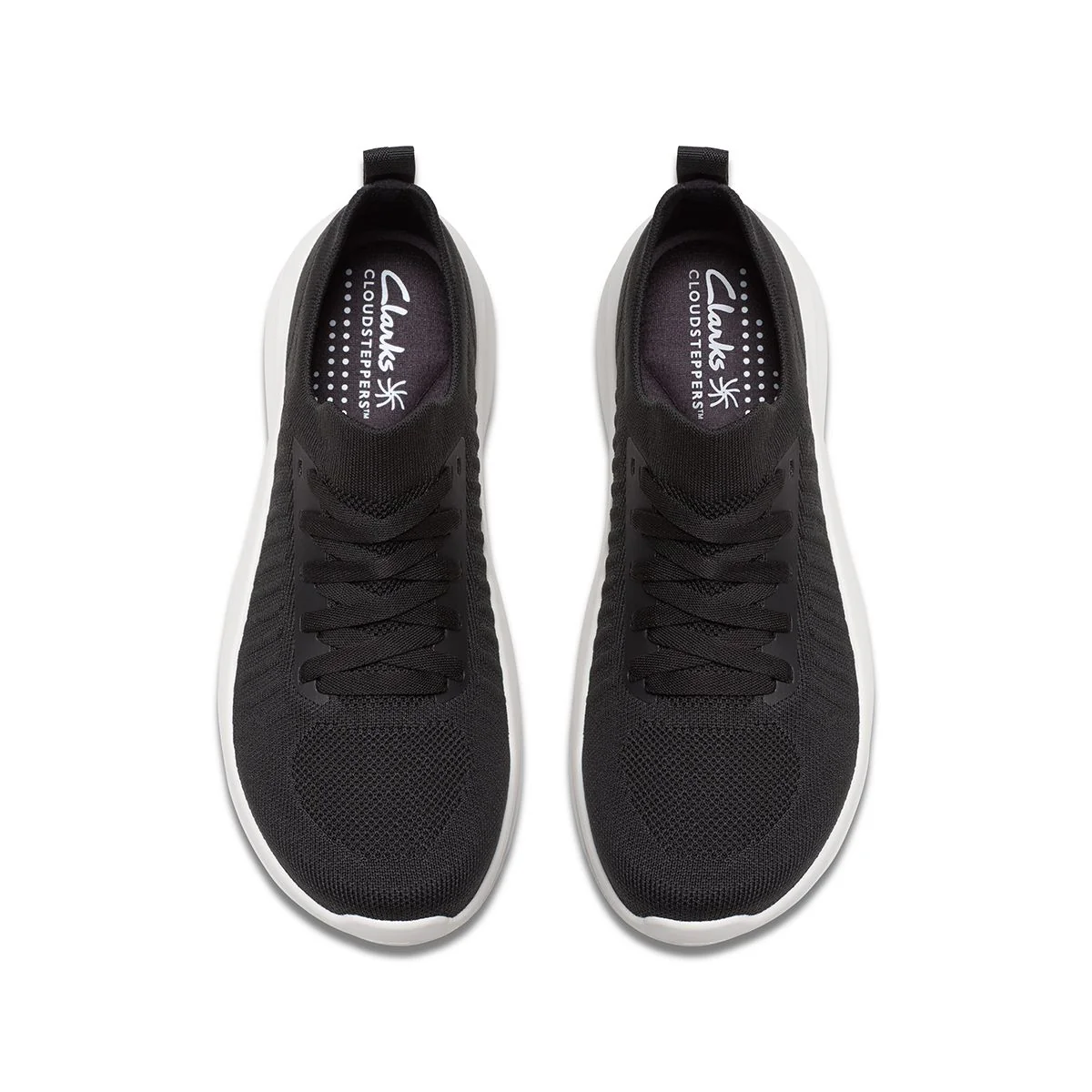 Clarks Solevana Lace Women's Sneaker in Black - Image 3