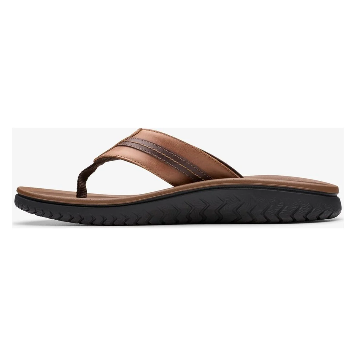 Clarks Wesley Sun Thong Sandal in Light Tan - Image 2