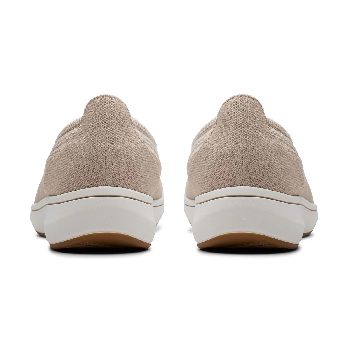 Clarks Women's Breezesky Air Slip On Shoes in Sand - Image 6