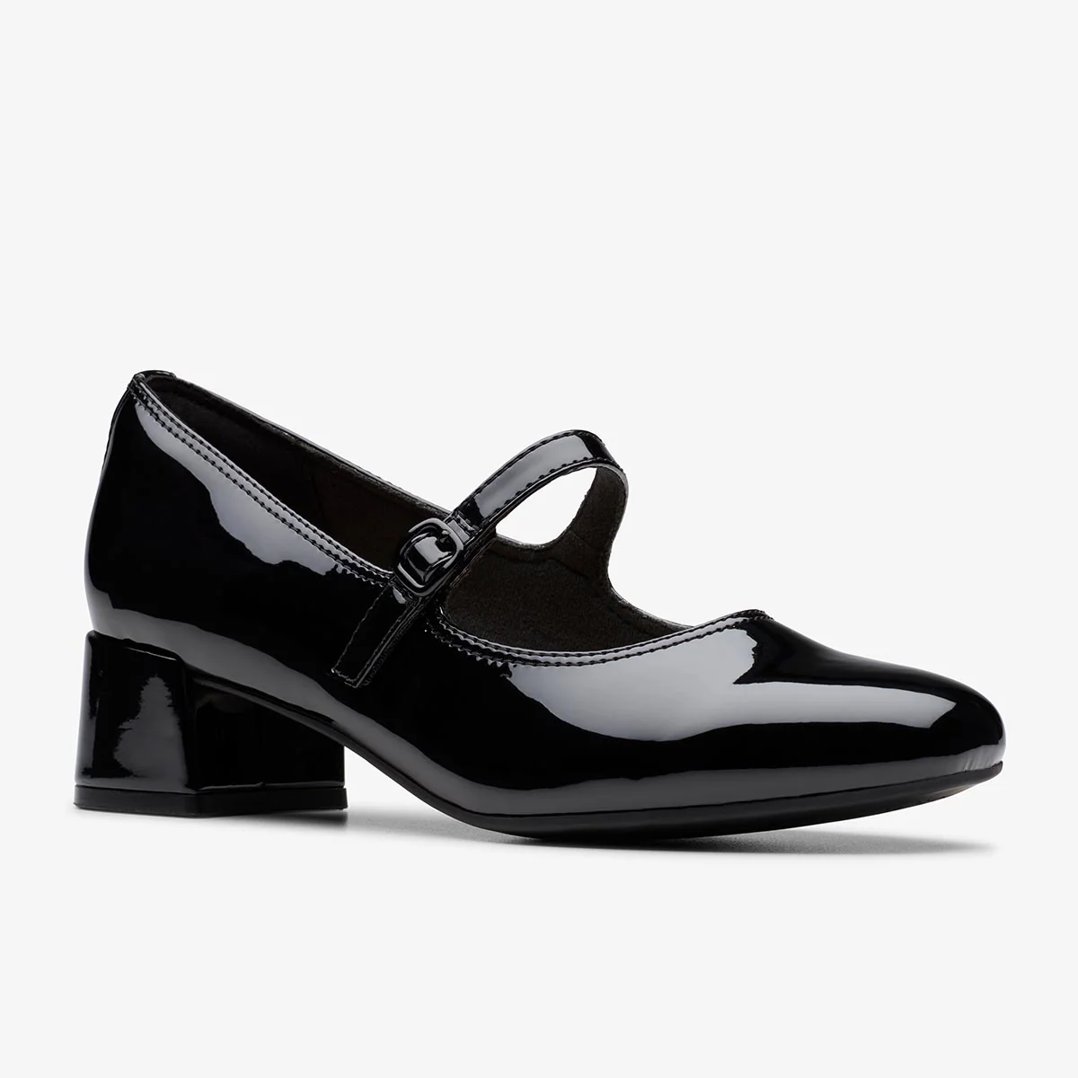 Clarks Women's Iridessa Rae in Black Patent