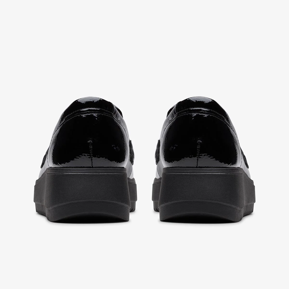 Clarks Zylah Top Women's Loafers in Black Patent - Image 3