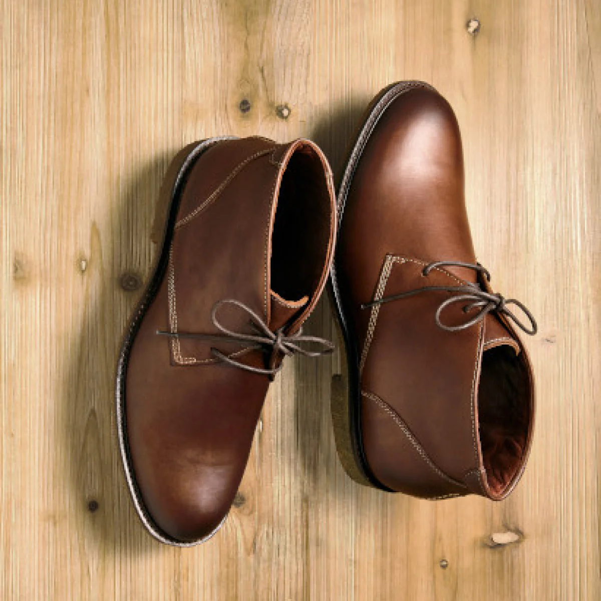 Johnston & Murphy Men's Copeland Chukka Boot in Brown - Image 4