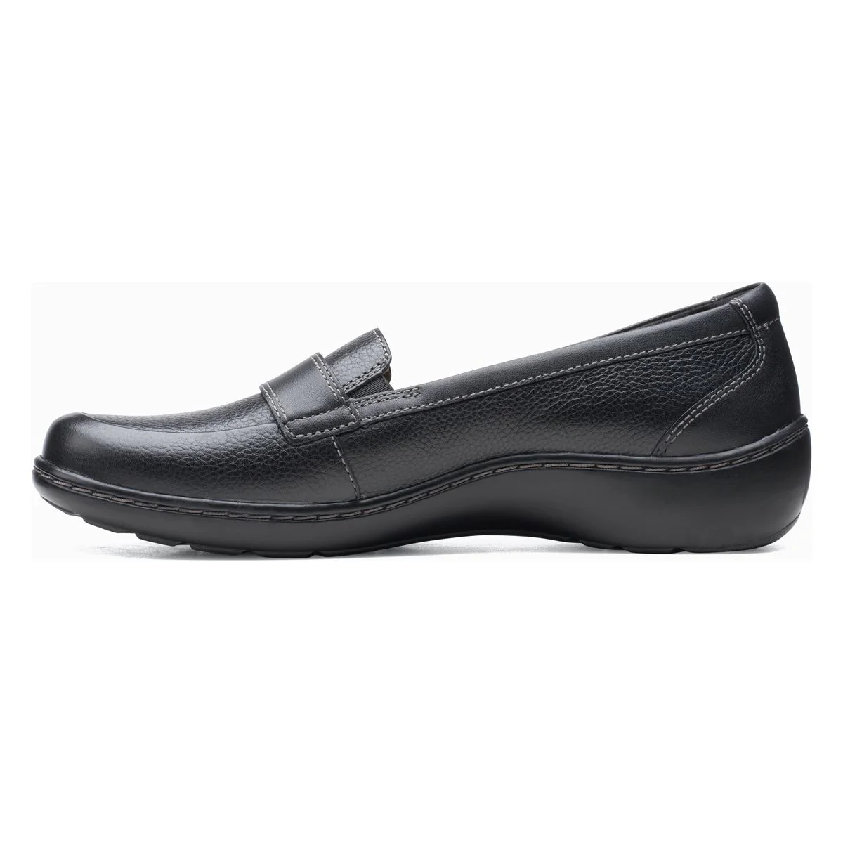 Clarks Cora Daisy Women's Loafer in Black - Image 2