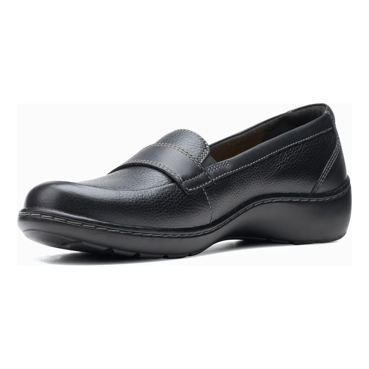 Clarks Cora Daisy Women's Loafer in Black - Image 4