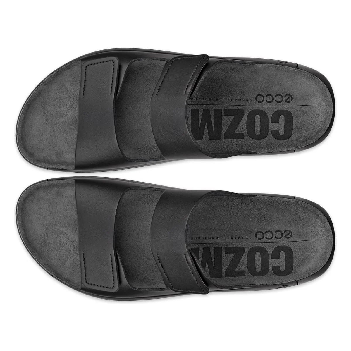 Ecco Cozmo Men's Leather Two Strap Sandal - Image 5