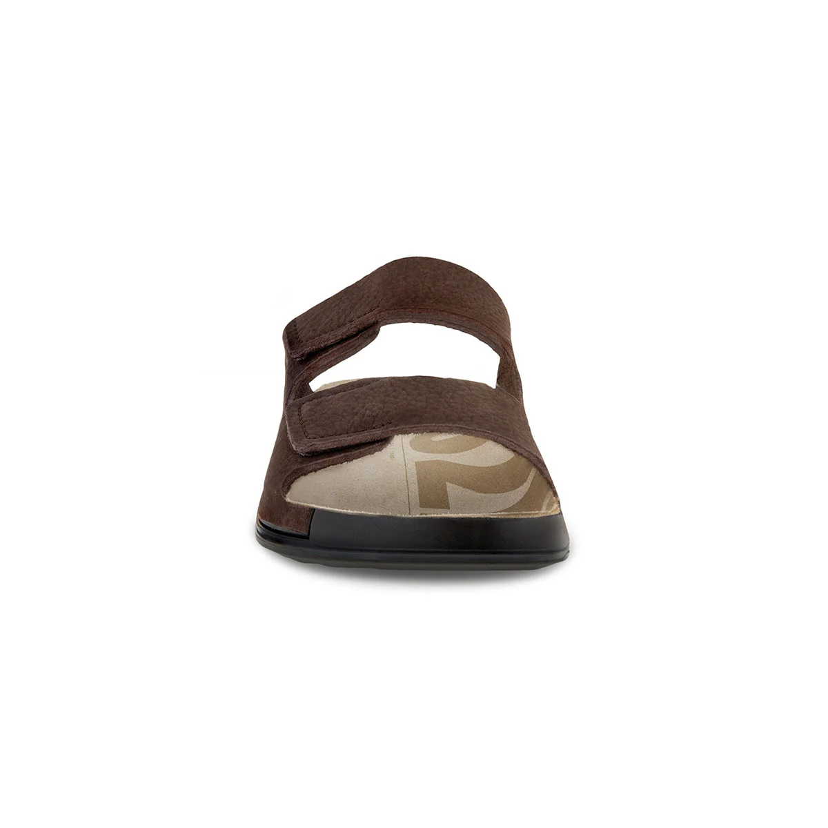 Ecco Cozmo Men's Leather Two Strap Sandal In Mocha - Image 2