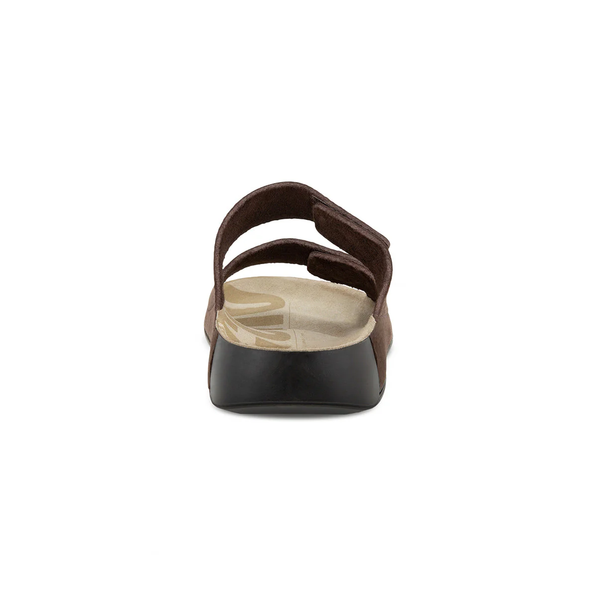 Ecco Cozmo Men's Leather Two Strap Sandal In Mocha - Image 3