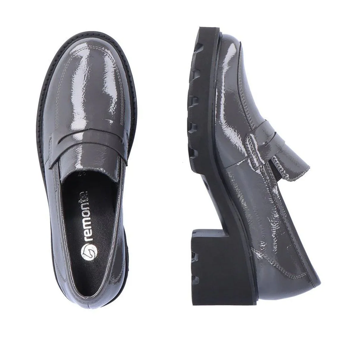 Remonte CrashLack DOA00 Women's Loafer Block Heel - Image 2