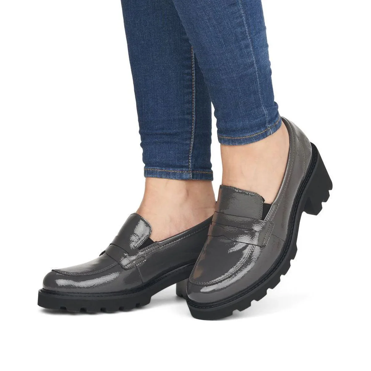 Remonte CrashLack DOA00 Women's Loafer Block Heel - Image 3