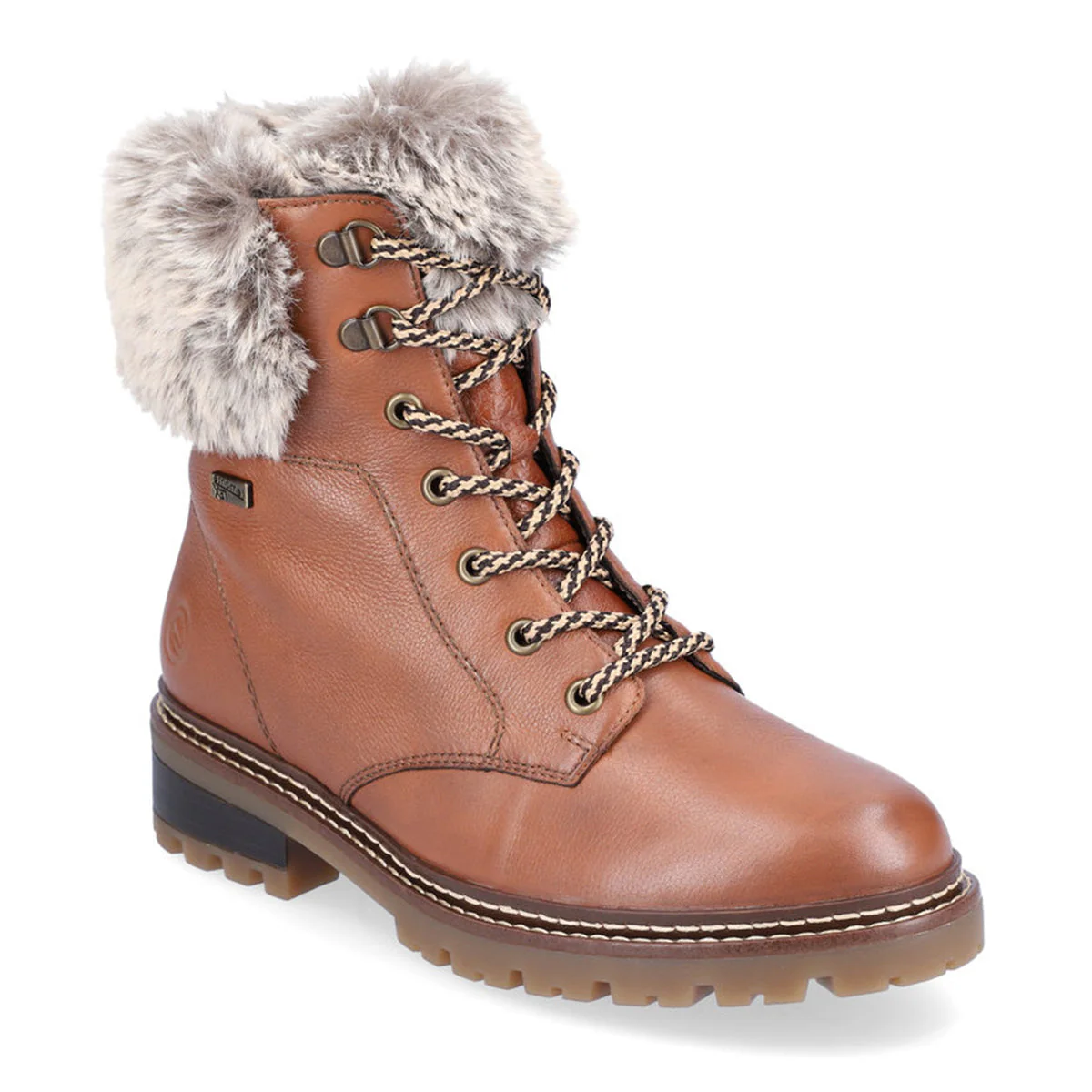 Remonte D0B74 Women's Lace Up Winter Boots in Brown