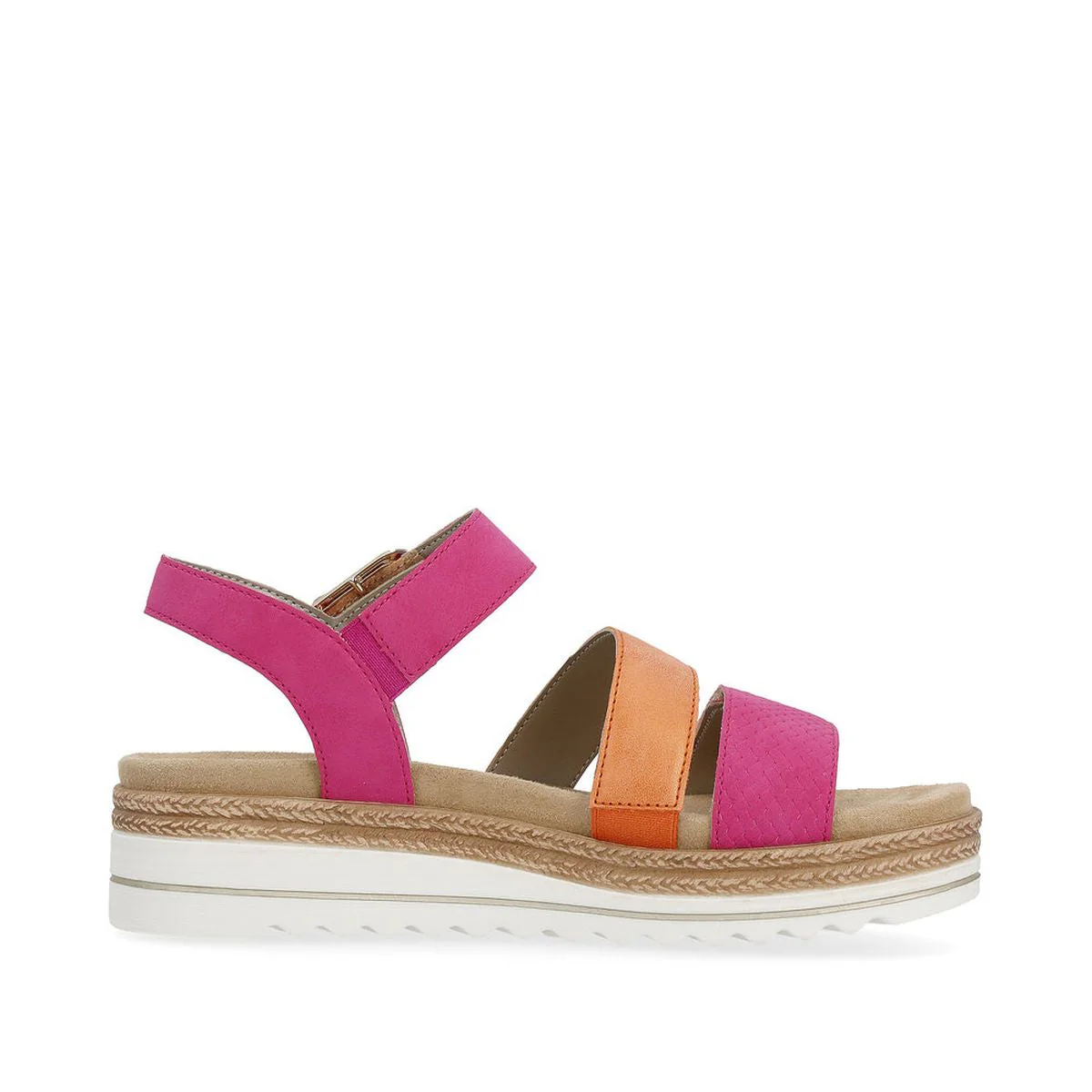 Remonte D0Q55 Magenta Women's Strap Sandals in Magenta - Image 2