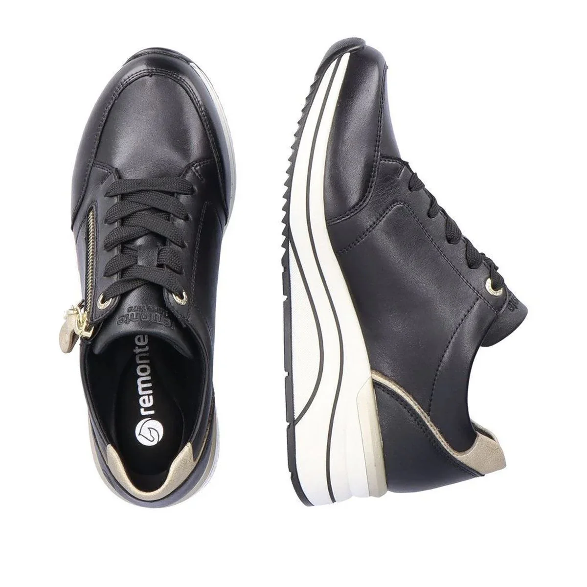 Remonte D0T03 Women's Wedge Sneaker - Image 3