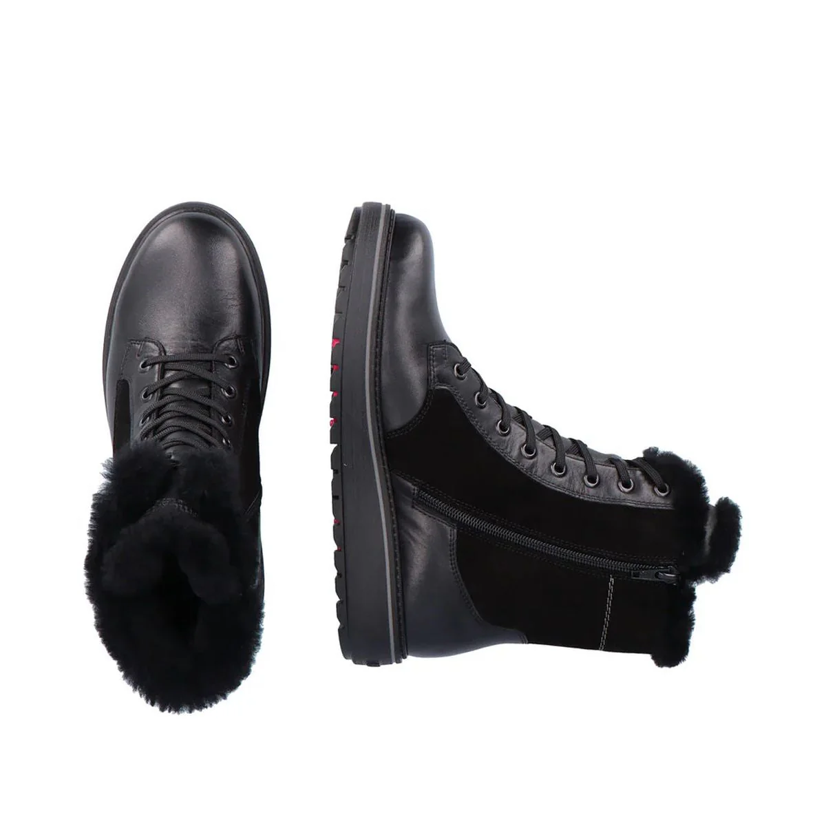 Remonte D0U76 Suede Lace Up Women's Boots - Image 3