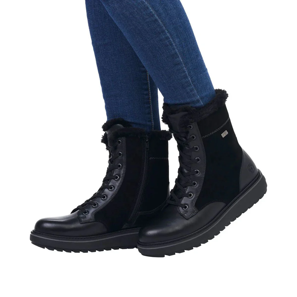 Remonte D0U76 Suede Lace Up Women's Boots - Image 5