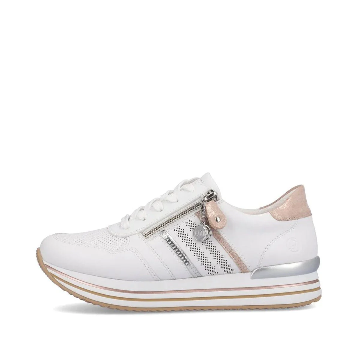 Remonte D1318 Women's White Sneakers - Image 4