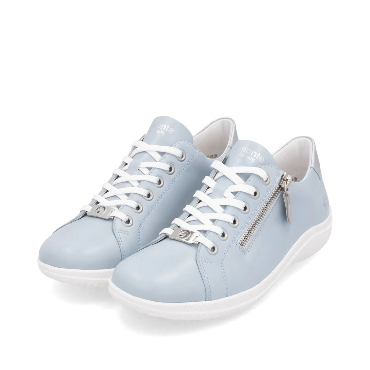 Remonte D1E03 Women's Lace Up Shoes in Blue - Image 5